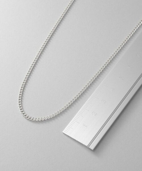 COCOSHNIK ONKITSCH / ココシュニックオンキッチュ ネックレス・ペンダント・チョーカー | シルバー デザインチェーン カーブネックレス | 詳細3