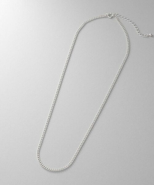 COCOSHNIK ONKITSCH / ココシュニックオンキッチュ ネックレス・ペンダント・チョーカー | シルバー デザインチェーン カーブネックレス | 詳細4