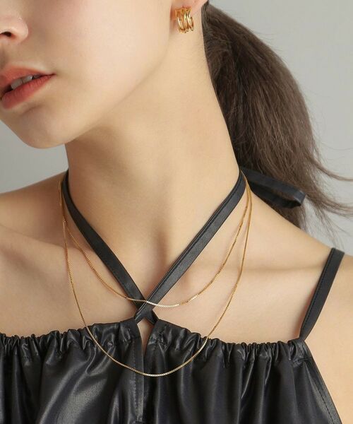 COCOSHNIK ONKITSCH / ココシュニックオンキッチュ ネックレス・ペンダント・チョーカー | シルバー デザインチェーン ベネチアンネックレス（90cm） GP | 詳細12