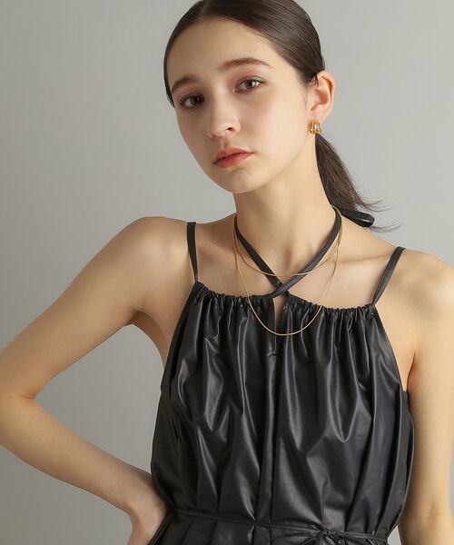 COCOSHNIK ONKITSCH / ココシュニックオンキッチュ ネックレス・ペンダント・チョーカー | シルバー デザインチェーン スネークネックレス（90cm） GP | 詳細10