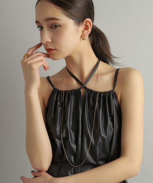 COCOSHNIK ONKITSCH / ココシュニックオンキッチュ ネックレス・ペンダント・チョーカー | シルバー デザインチェーン スネークネックレス（90cm） GP | 詳細11