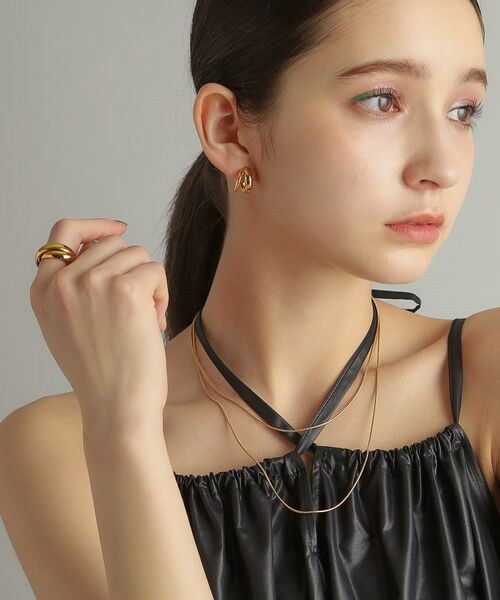 COCOSHNIK ONKITSCH / ココシュニックオンキッチュ ネックレス・ペンダント・チョーカー | シルバー デザインチェーン スネークネックレス（90cm） GP | 詳細12