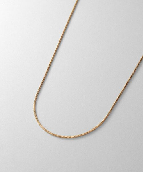 COCOSHNIK ONKITSCH / ココシュニックオンキッチュ ネックレス・ペンダント・チョーカー | シルバー デザインチェーン スネークネックレス（90cm） GP | 詳細2