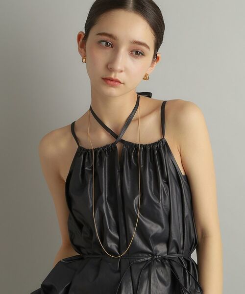 COCOSHNIK ONKITSCH / ココシュニックオンキッチュ ネックレス・ペンダント・チョーカー | シルバー デザインチェーン スネークネックレス（90cm） GP | 詳細9