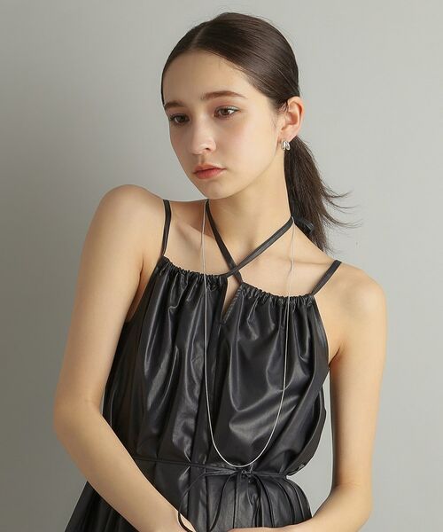 COCOSHNIK ONKITSCH / ココシュニックオンキッチュ ネックレス・ペンダント・チョーカー | シルバー デザインチェーン スネークネックレス（90cm） | 詳細10