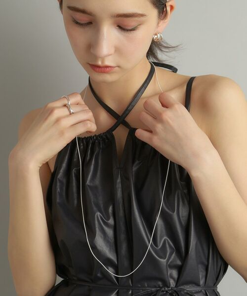 COCOSHNIK ONKITSCH / ココシュニックオンキッチュ ネックレス・ペンダント・チョーカー | シルバー デザインチェーン スネークネックレス（90cm） | 詳細11