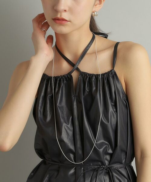 COCOSHNIK ONKITSCH / ココシュニックオンキッチュ ネックレス・ペンダント・チョーカー | シルバー デザインチェーン スネークネックレス（90cm） | 詳細12