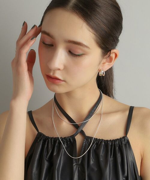 COCOSHNIK ONKITSCH / ココシュニックオンキッチュ ネックレス・ペンダント・チョーカー | シルバー デザインチェーン スネークネックレス（90cm） | 詳細13