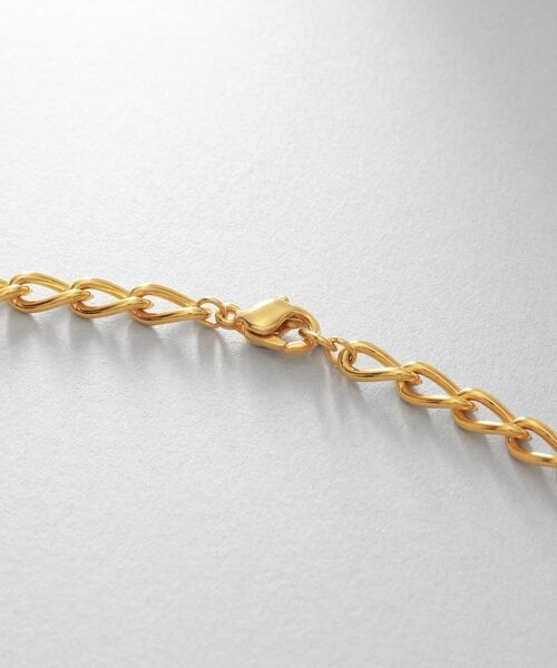 COCOSHNIK ONKITSCH / ココシュニックオンキッチュ ネックレス・ペンダント・チョーカー | シルバー ミックスチェーン ロングカーブ・ケーブル パールネックレス GP | 詳細3