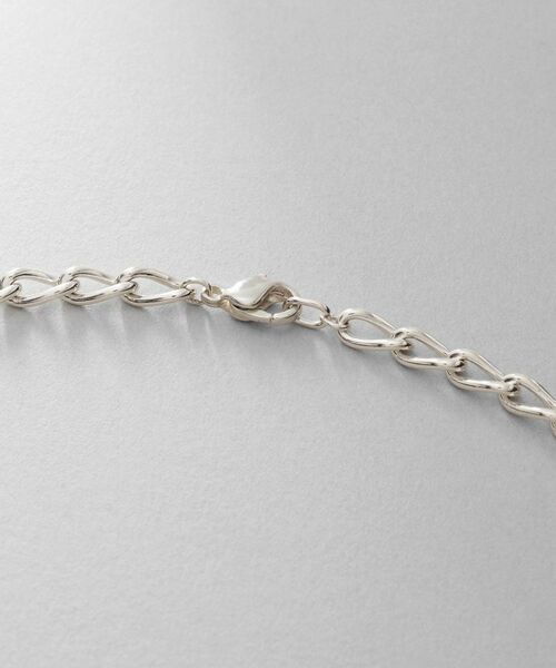 COCOSHNIK ONKITSCH / ココシュニックオンキッチュ ネックレス・ペンダント・チョーカー | シルバー ミックスチェーン ロングカーブ・ケーブル パールネックレス | 詳細3
