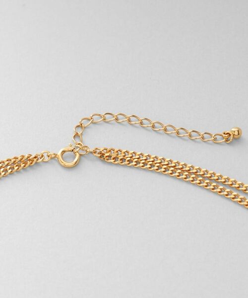 COCOSHNIK ONKITSCH / ココシュニックオンキッチュ ネックレス・ペンダント・チョーカー | シルバー カーブチェーン ビブネックレス GP | 詳細4