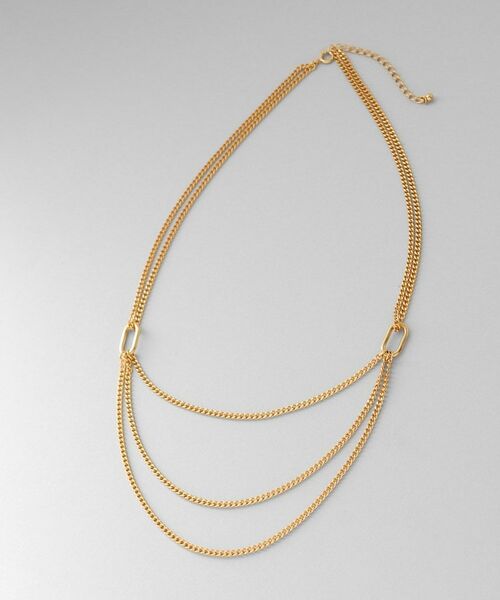 COCOSHNIK ONKITSCH / ココシュニックオンキッチュ ネックレス・ペンダント・チョーカー | シルバー カーブチェーン ビブネックレス GP | 詳細5