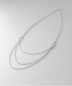 COCOSHNIK ONKITSCH / ココシュニックオンキッチュ ネックレス・ペンダント・チョーカー | シルバー カーブチェーン ビブネックレス
