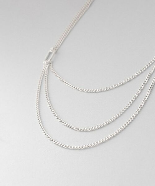 COCOSHNIK ONKITSCH / ココシュニックオンキッチュ ネックレス・ペンダント・チョーカー | シルバー カーブチェーン ビブネックレス | 詳細2