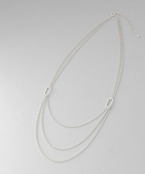 COCOSHNIK ONKITSCH / ココシュニックオンキッチュ ネックレス・ペンダント・チョーカー | シルバー カーブチェーン ビブネックレス | 詳細5