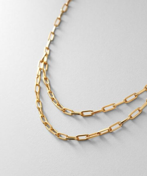 COCOSHNIK ONKITSCH / ココシュニックオンキッチュ ネックレス・ペンダント・チョーカー | シルバー ミックスチェーン アシンメトリードレープネックレス GP | 詳細2