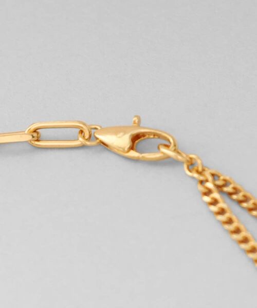 COCOSHNIK ONKITSCH / ココシュニックオンキッチュ ネックレス・ペンダント・チョーカー | シルバー ミックスチェーン アシンメトリードレープネックレス GP | 詳細4