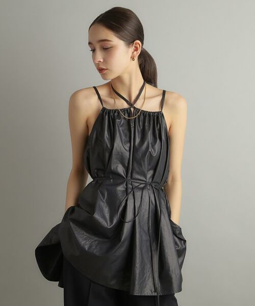 COCOSHNIK ONKITSCH / ココシュニックオンキッチュ ネックレス・ペンダント・チョーカー | シルバー カーブチェーン スクエアマンテルネックレス GP | 詳細15