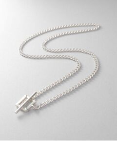 COCOSHNIK ONKITSCH / ココシュニックオンキッチュ ネックレス・ペンダント・チョーカー | シルバー カーブチェーン スクエアマンテルネックレス