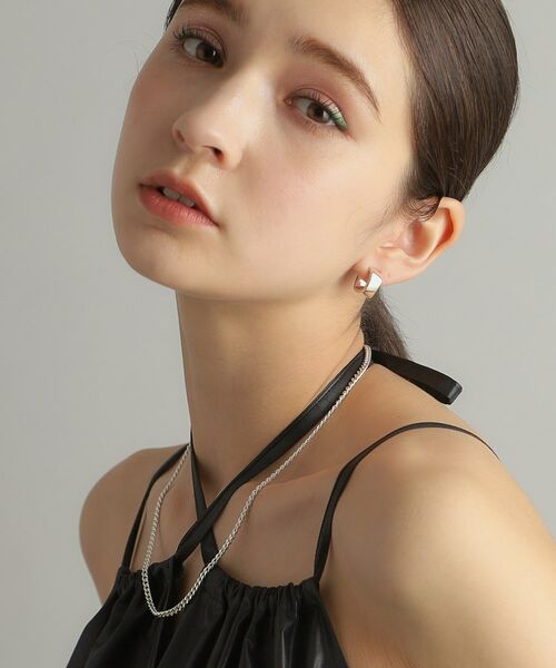 COCOSHNIK ONKITSCH / ココシュニックオンキッチュ ネックレス・ペンダント・チョーカー | シルバー カーブチェーン スクエアマンテルネックレス | 詳細10