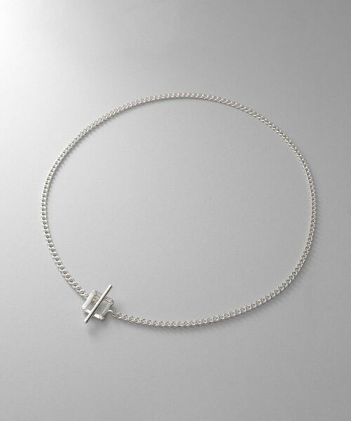 COCOSHNIK ONKITSCH / ココシュニックオンキッチュ ネックレス・ペンダント・チョーカー | シルバー カーブチェーン スクエアマンテルネックレス | 詳細5