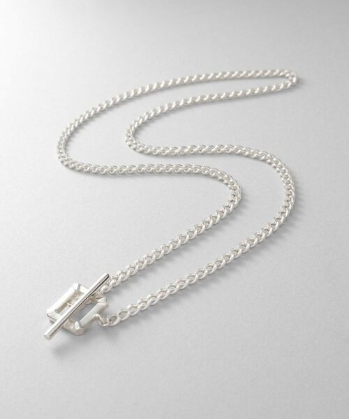 COCOSHNIK ONKITSCH / ココシュニックオンキッチュ ネックレス・ペンダント・チョーカー | シルバー カーブチェーン スクエアマンテルネックレス（シルバー(600)）