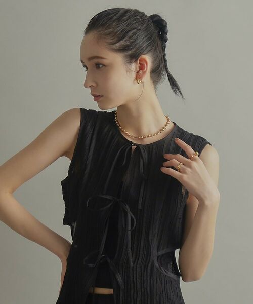 COCOSHNIK ONKITSCH / ココシュニックオンキッチュ ネックレス・ペンダント・チョーカー | シルバー デザインチェーン ボールネックレスL GP | 詳細10