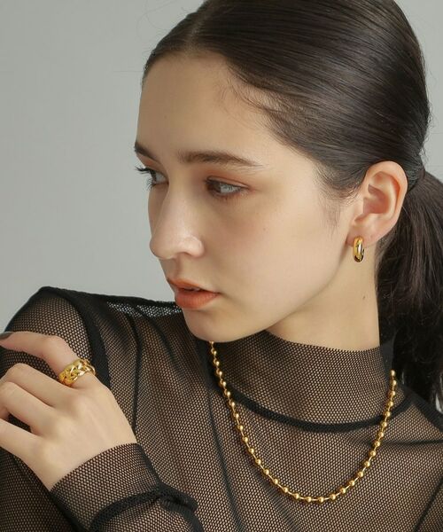 COCOSHNIK ONKITSCH / ココシュニックオンキッチュ ネックレス・ペンダント・チョーカー | シルバー デザインチェーン ボールネックレスL GP | 詳細16