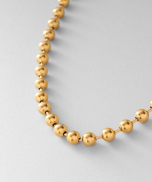 COCOSHNIK ONKITSCH / ココシュニックオンキッチュ ネックレス・ペンダント・チョーカー | シルバー デザインチェーン ボールネックレスL GP | 詳細2