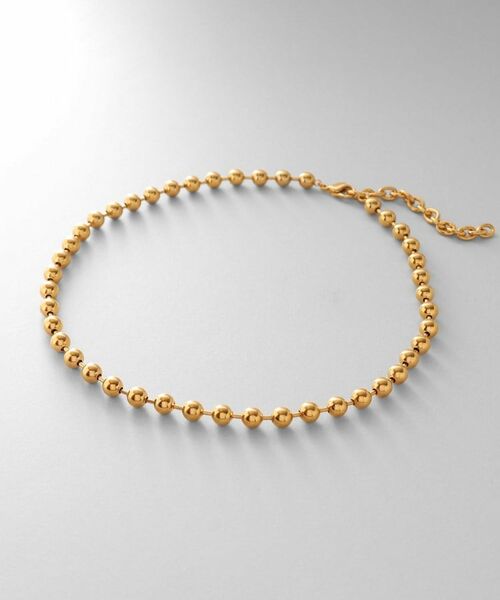 COCOSHNIK ONKITSCH / ココシュニックオンキッチュ ネックレス・ペンダント・チョーカー | シルバー デザインチェーン ボールネックレスL GP | 詳細5