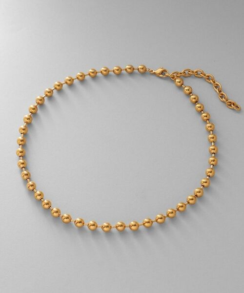 COCOSHNIK ONKITSCH / ココシュニックオンキッチュ ネックレス・ペンダント・チョーカー | シルバー デザインチェーン ボールネックレスL GP | 詳細6