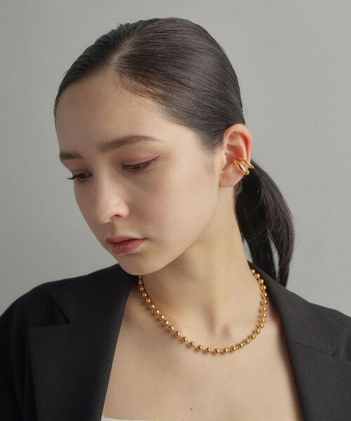 COCOSHNIK ONKITSCH / ココシュニックオンキッチュ ネックレス・ペンダント・チョーカー | シルバー デザインチェーン ボールネックレスL GP | 詳細8