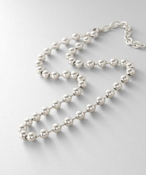 COCOSHNIK ONKITSCH / ココシュニックオンキッチュ ネックレス・ペンダント・チョーカー | シルバー デザインチェーン ボールネックレスL | 詳細1