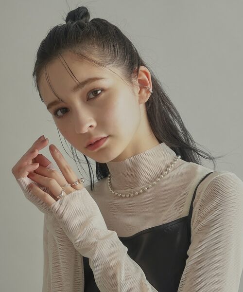 COCOSHNIK ONKITSCH / ココシュニックオンキッチュ ネックレス・ペンダント・チョーカー | シルバー デザインチェーン ボールネックレスL | 詳細12