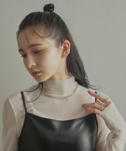 COCOSHNIK ONKITSCH / ココシュニックオンキッチュ ネックレス・ペンダント・チョーカー | シルバー デザインチェーン ボールネックレスL | 詳細13