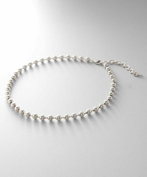 COCOSHNIK ONKITSCH / ココシュニックオンキッチュ ネックレス・ペンダント・チョーカー | シルバー デザインチェーン ボールネックレスL | 詳細5