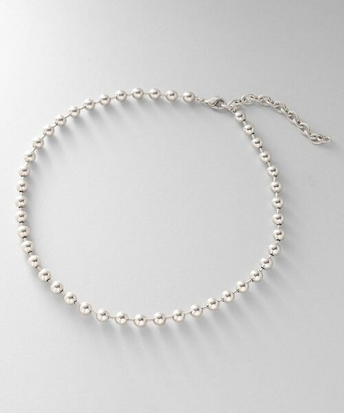 COCOSHNIK ONKITSCH / ココシュニックオンキッチュ ネックレス・ペンダント・チョーカー | シルバー デザインチェーン ボールネックレスL | 詳細6