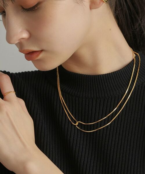 COCOSHNIK ONKITSCH / ココシュニックオンキッチュ ネックレス・ペンダント・チョーカー | シルバー ベネチアン クロスネックレス GP | 詳細14