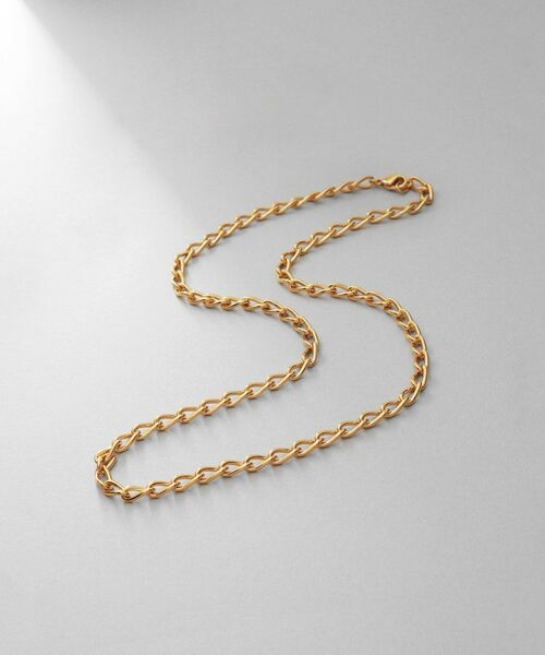 COCOSHNIK ONKITSCH / ココシュニックオンキッチュ ネックレス・ペンダント・チョーカー | シルバー デザインチェーン ロングカーブネックレス GP | 詳細1