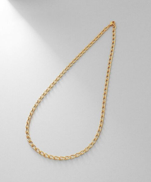 COCOSHNIK ONKITSCH / ココシュニックオンキッチュ ネックレス・ペンダント・チョーカー | シルバー デザインチェーン ロングカーブネックレス GP | 詳細4