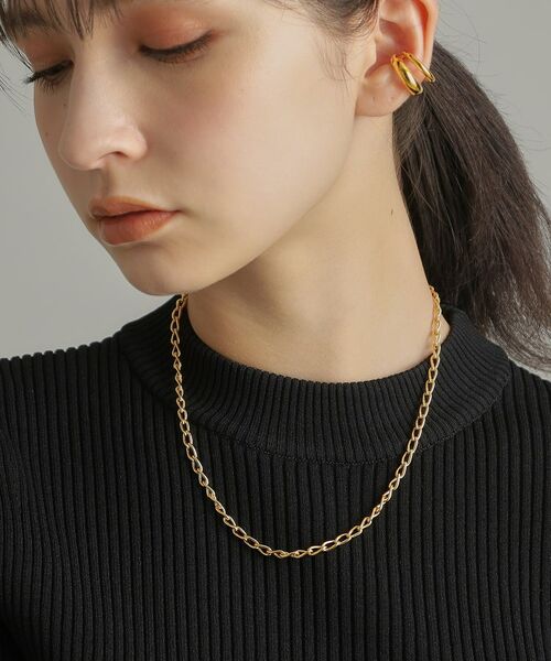 COCOSHNIK ONKITSCH / ココシュニックオンキッチュ ネックレス・ペンダント・チョーカー | シルバー デザインチェーン ロングカーブネックレス GP | 詳細9