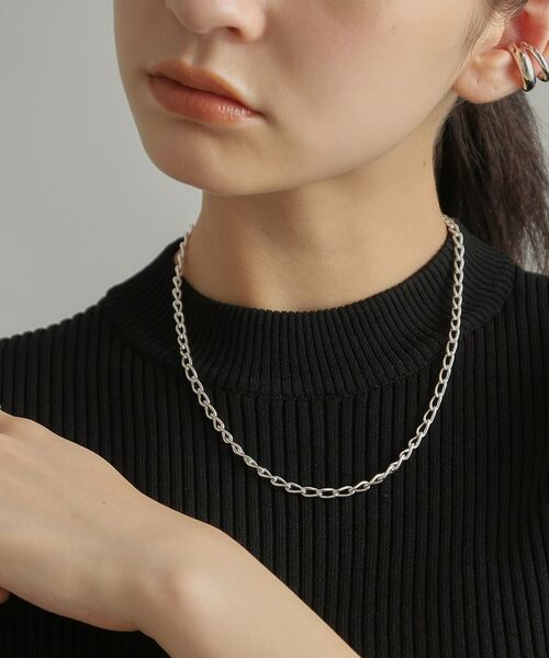 COCOSHNIK ONKITSCH / ココシュニックオンキッチュ ネックレス・ペンダント・チョーカー | シルバー デザインチェーン ロングカーブネックレス | 詳細10