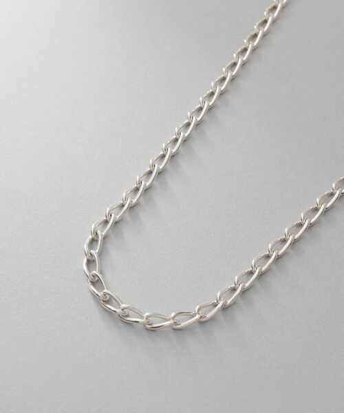 COCOSHNIK ONKITSCH / ココシュニックオンキッチュ ネックレス・ペンダント・チョーカー | シルバー デザインチェーン ロングカーブネックレス | 詳細2