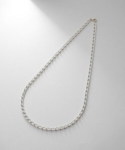 COCOSHNIK ONKITSCH / ココシュニックオンキッチュ ネックレス・ペンダント・チョーカー | シルバー デザインチェーン ロングカーブネックレス | 詳細4
