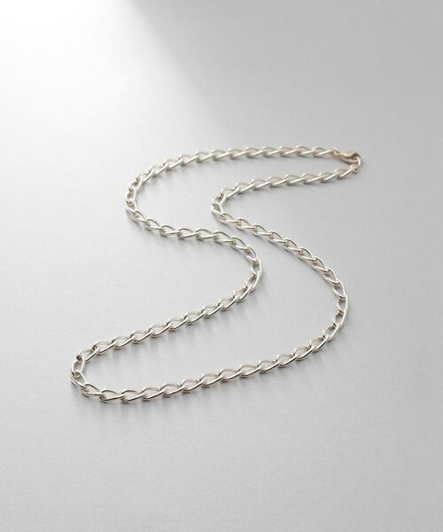COCOSHNIK ONKITSCH / ココシュニックオンキッチュ ネックレス・ペンダント・チョーカー | シルバー デザインチェーン ロングカーブネックレス（シルバー(600)）
