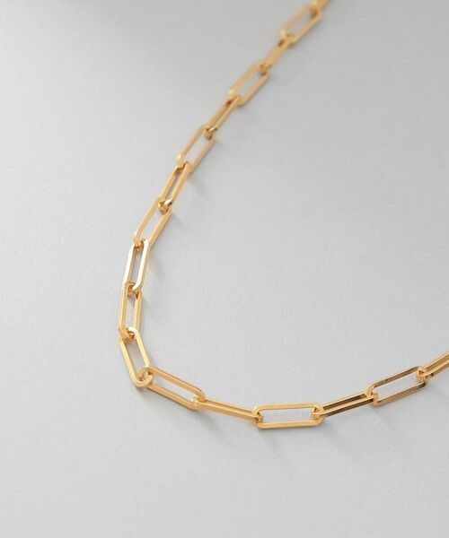 COCOSHNIK ONKITSCH / ココシュニックオンキッチュ ネックレス・ペンダント・チョーカー | シルバー デザインチェーン フラットケーブルネックレス（55cm） GP | 詳細2