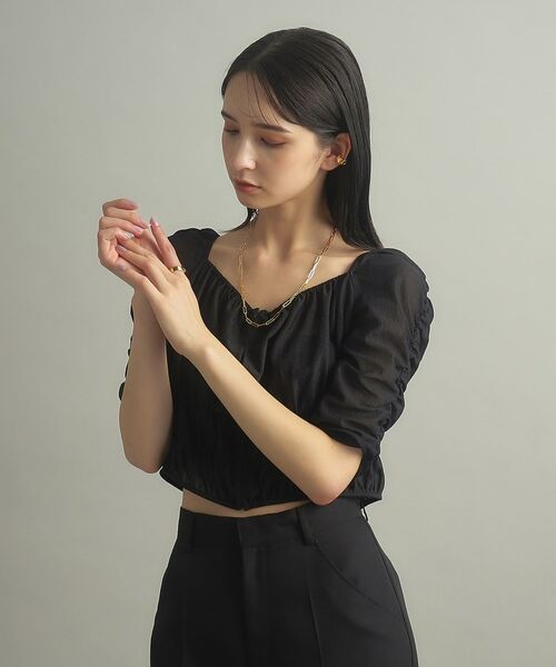 COCOSHNIK ONKITSCH / ココシュニックオンキッチュ ネックレス・ペンダント・チョーカー | シルバー デザインチェーン フラットケーブルネックレス（55cm） GP | 詳細7