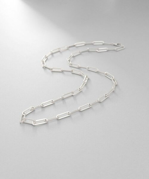 COCOSHNIK ONKITSCH / ココシュニックオンキッチュ ネックレス・ペンダント・チョーカー | シルバー デザインチェーン フラットケーブルネックレス（55cm） | 詳細1