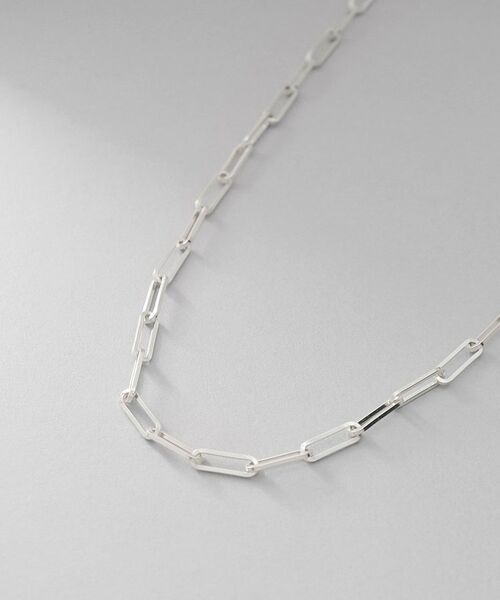 COCOSHNIK ONKITSCH / ココシュニックオンキッチュ ネックレス・ペンダント・チョーカー | シルバー デザインチェーン フラットケーブルネックレス（55cm） | 詳細2