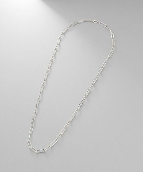 COCOSHNIK ONKITSCH / ココシュニックオンキッチュ ネックレス・ペンダント・チョーカー | シルバー デザインチェーン フラットケーブルネックレス（55cm） | 詳細5